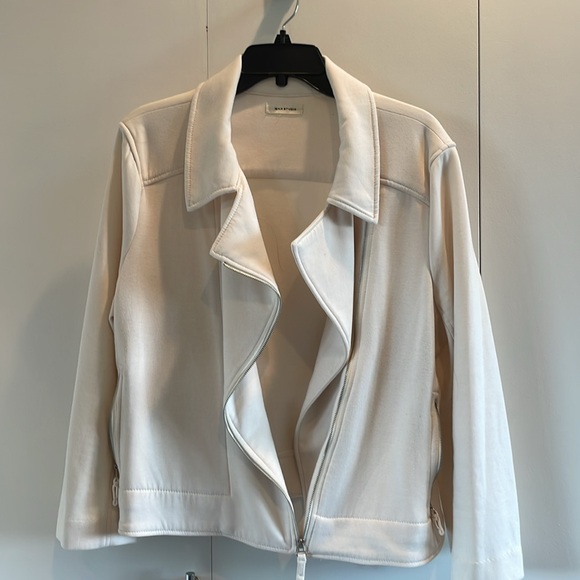 Max studio ivory moto jacket - Picture 4 of 5